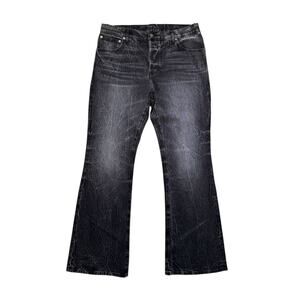 Washed Flared denim